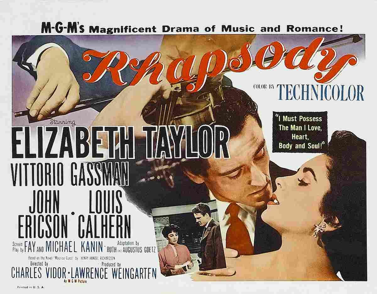 Rhapsody 02  film star poster A4 Photo Print