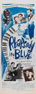 Rhapsody in Blue 1945 05  film star poster A4 Photo Print