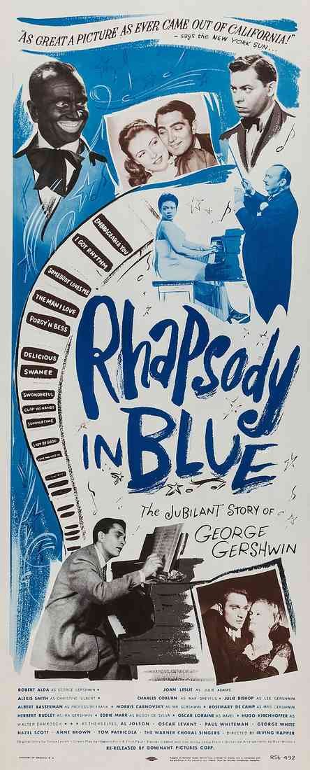 Rhapsody in Blue 1945 05 Film A4 Photo Print
