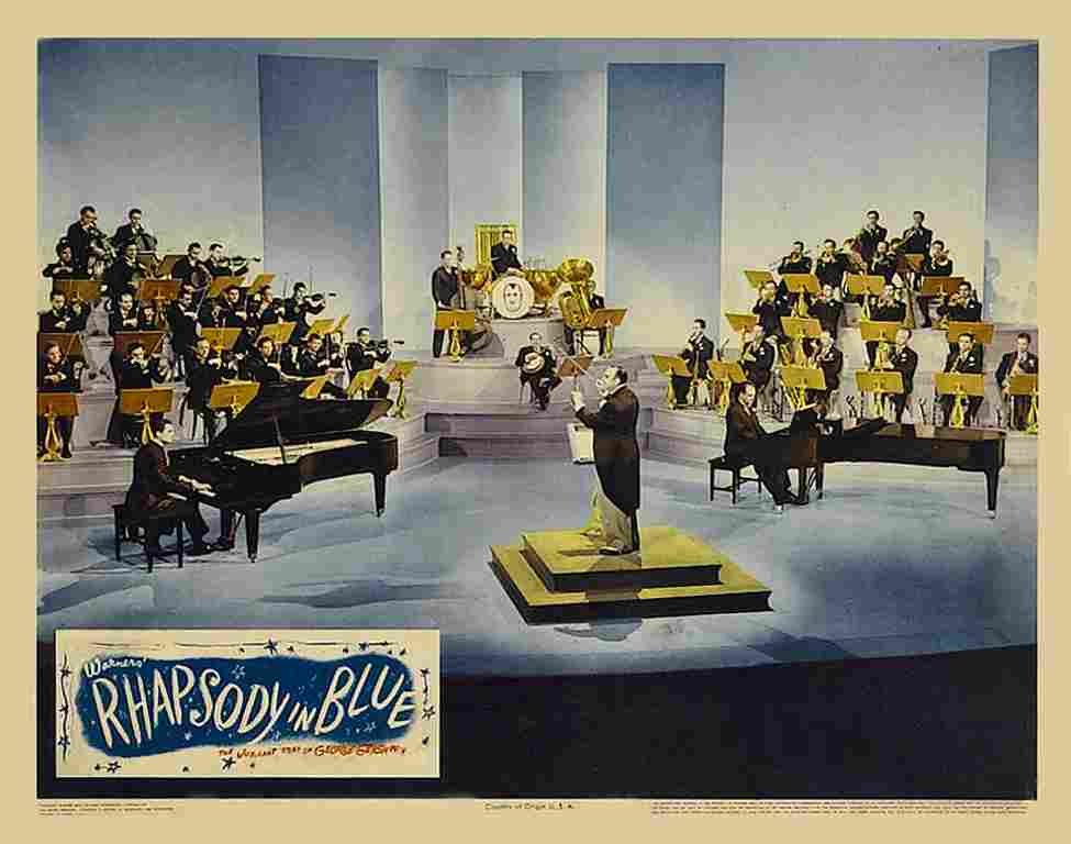 Rhapsody in Blue 1945 08  film star poster A4 Photo Print