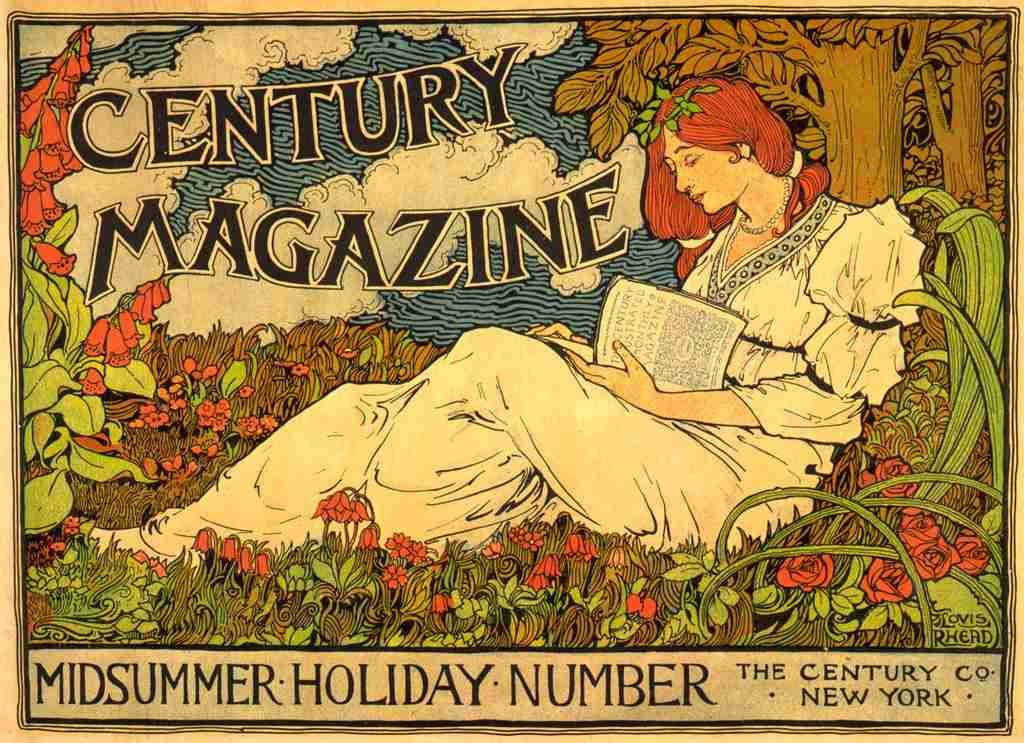 Rhead Louis 1858 1926 Century Magazine Midsummer Holiday Number 1894 A4 Photo Print