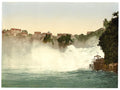 Rheinfall von Fischetz aus Schaffhausen Vintage A4 Photo Print