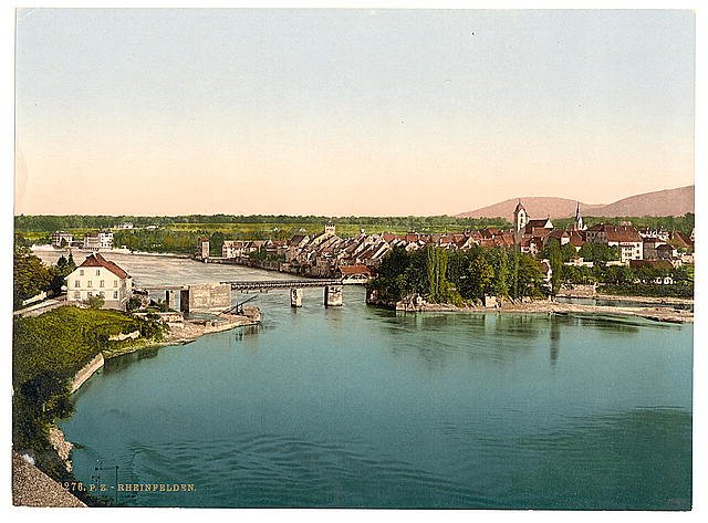 Rheinfelden Aargau Vintage A4 Photo Print
