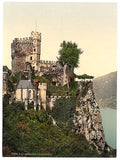 Rheinstein Castle the Rhine Vintage A4 Photo Print