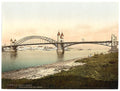 Rhine Bridge Bonn the Rhine Vintage A4 Photo Print
