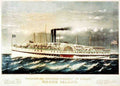 Rhode Island Ship Vintage A4 Photo Print