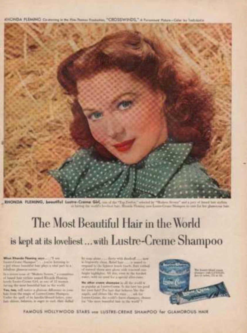 Rhonda Flaming Lustre Vintage Retro Advert Ads A4 Photo Print