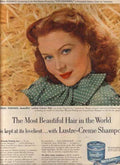 Rhonda Fleming Shampoo Vintage Retro Advert Ads A4 Photo Print