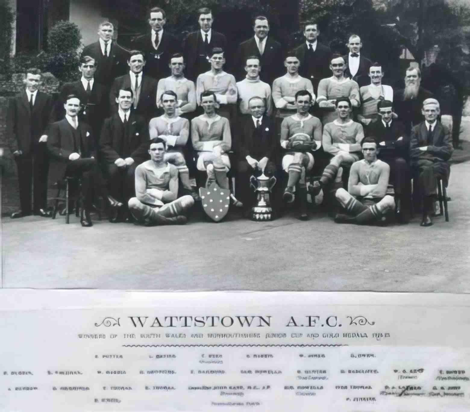 Rhondda Valleys Wattstown AFC 19245 Vintage A4 Photo Print