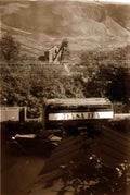 Rhondda Valleys Ynyshir Lady Lewis Colliery from the Poplars Vintage A4 Photo Print