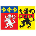 Rhone Dep Flag N2978 A4 Photo Print