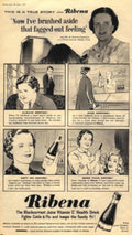 Ribena Blackcurrant Women 1950s Vintage Retro Advert Poster