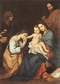 RiberThe Holy Family With St Catherine A4 Photo Print