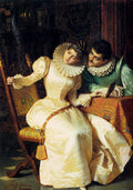 Ricci Pio Elegant Couples In Interiors Pic 2 Art A4 Photo Print