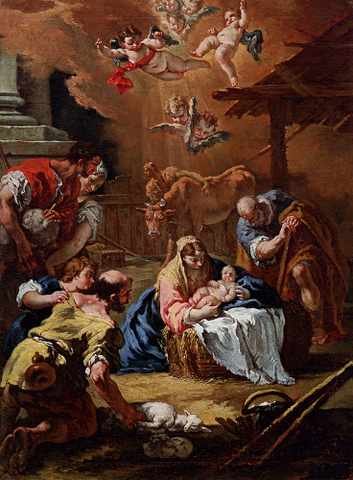 Ricci Sebastiano Adoration Of The Shepherds A4 Photo Print