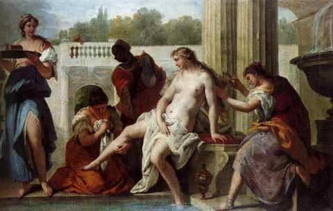 Ricci Sebastiano BathshebBathing A4 Photo Print
