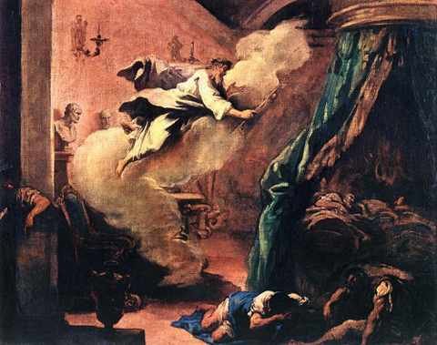 Ricci Sebastiano Dream Of Aesculapius A4 Photo Print