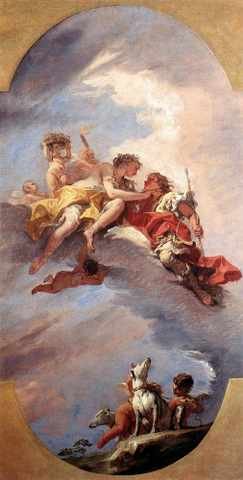 Ricci Sebastiano Venus And Adonis A4 Photo Print