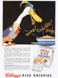 Rice Krispies Duck 1930s Vintage Retro Advert Poster