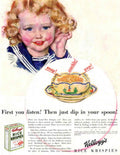 Rice Krispies Girl 1930s Vintage Retro Advert Poster