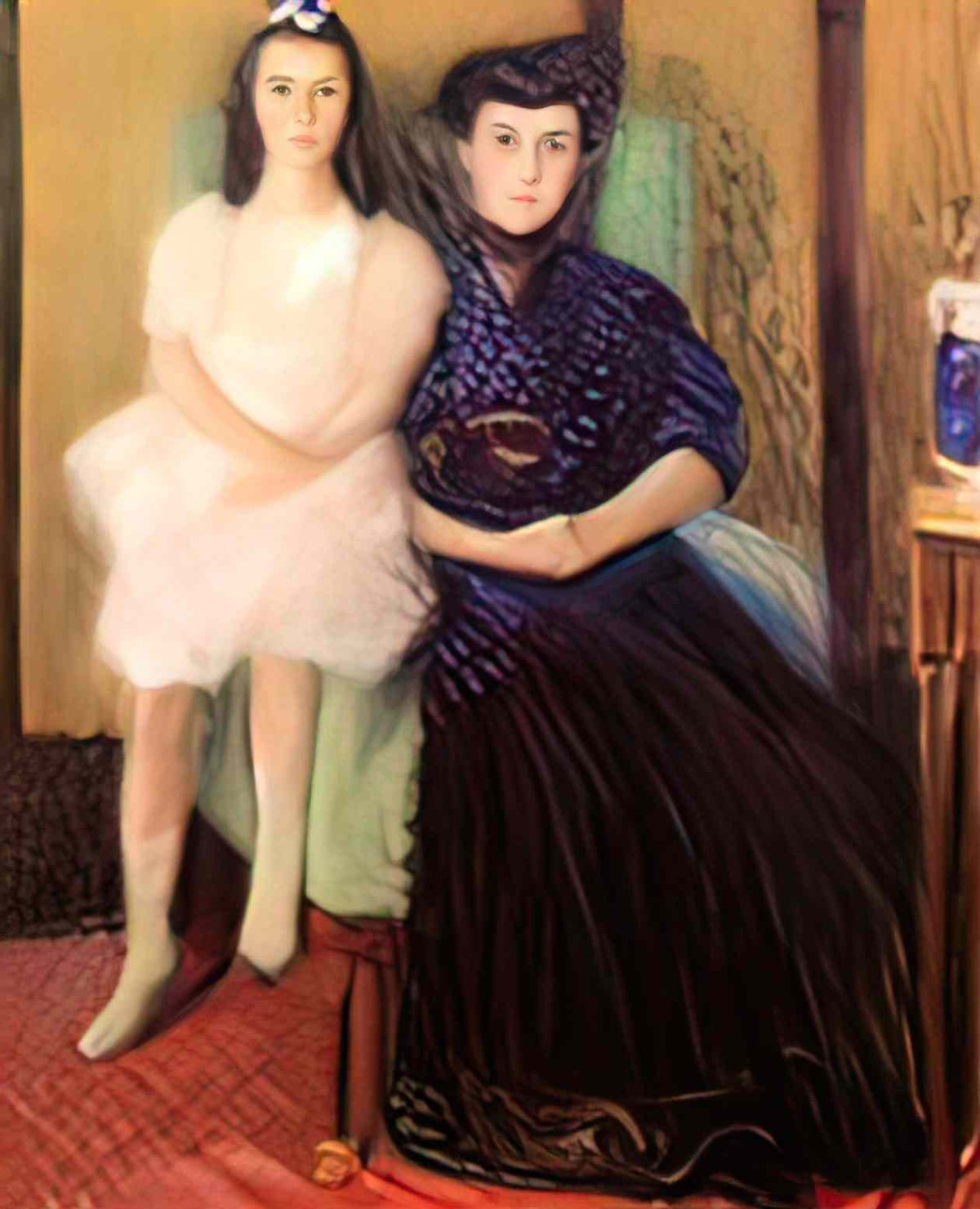 Richard Gerstl mother and daughter 1906 Art A4 Photo Print