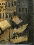Richard Gerstl small street nu dorferstra e 1908 Art A4 Photo Print
