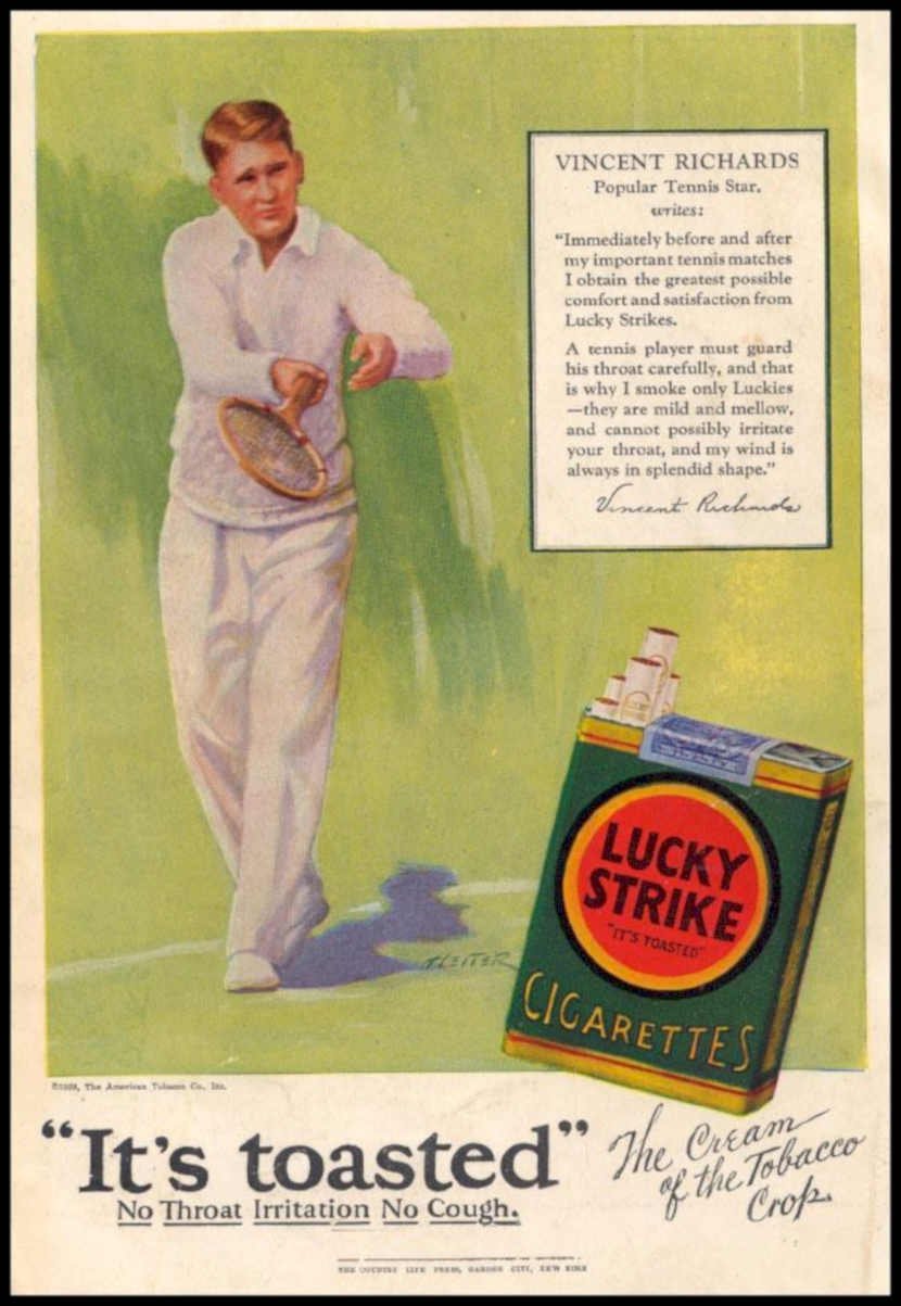Richards Lucky Strike 2 Vintage Retro Advert Ads A4 Photo Print