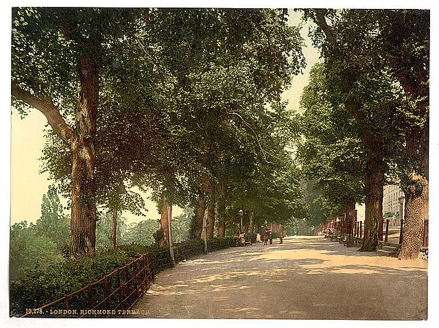 Richmond the terrace II London and suburbs Vintage A4 Photo Print