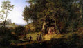 Richter Adrian Ludwig Bridal Procession In A Spring Landscape A4 Photo Print