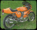 Rickman Honda 750 Rc Motorbike Vintage Aged A4 Photo Print