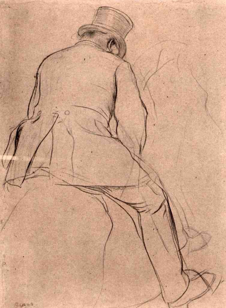 Rider Degas A4 Photo Print