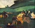 Riders In The Landscape Degas A4 Photo Print