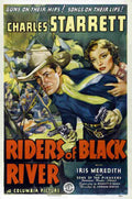 Riders of Black River 01  film star poster A4 Photo Print
