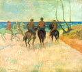 Riding On The Beach 2 Gauguin A4 Photo Print