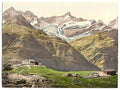Riffelberg Hotel and Station Valais Alps of Vintage A4 Photo Print
