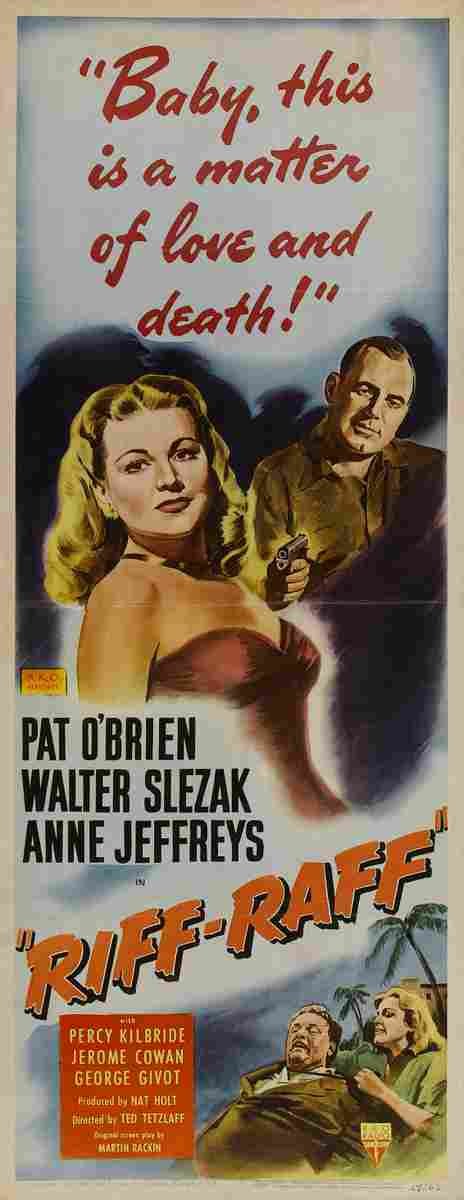Riffraff 1947 01  film star poster A4 Photo Print