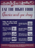 Right Food Poster Vintage Retro Advert Poster A4 Photo Print