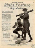 Right Posture Boys 2 Vintage Retro Advert Ads A4 Photo Print