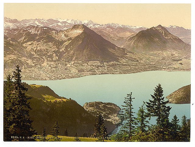 Rigi Scheidegg Rigi Vintage A4 Photo Print