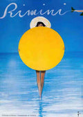 RiminiSun Vintage Advert A4 Photo Print