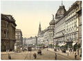 Ring Street Budapest Hungary Vintage A4 Photo Print