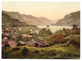 Ringgenberg and Brienz Lake Bernese Oberland Vintage A4 Photo Print