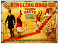 Ringling Patty Headstand Vintage Retro Advert Ads A4 Photo Print