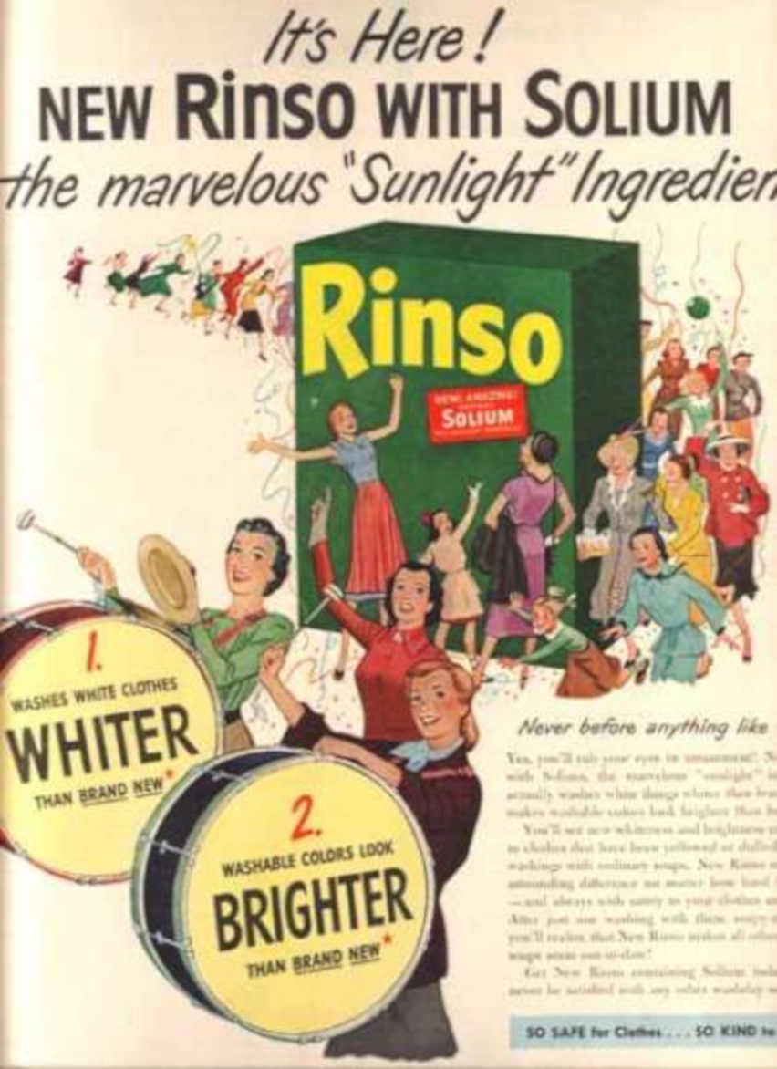 Rinsol Celebration Box Vintage Retro Advert Ads A4 Photo Print