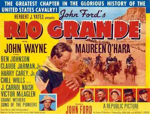  Rio Grande 02 film star poster A4 Photo Print