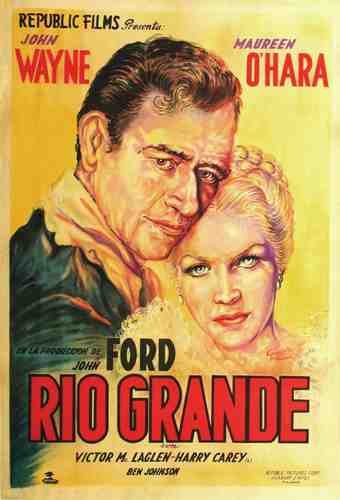  Rio Grande 03 film star poster A4 Photo Print
