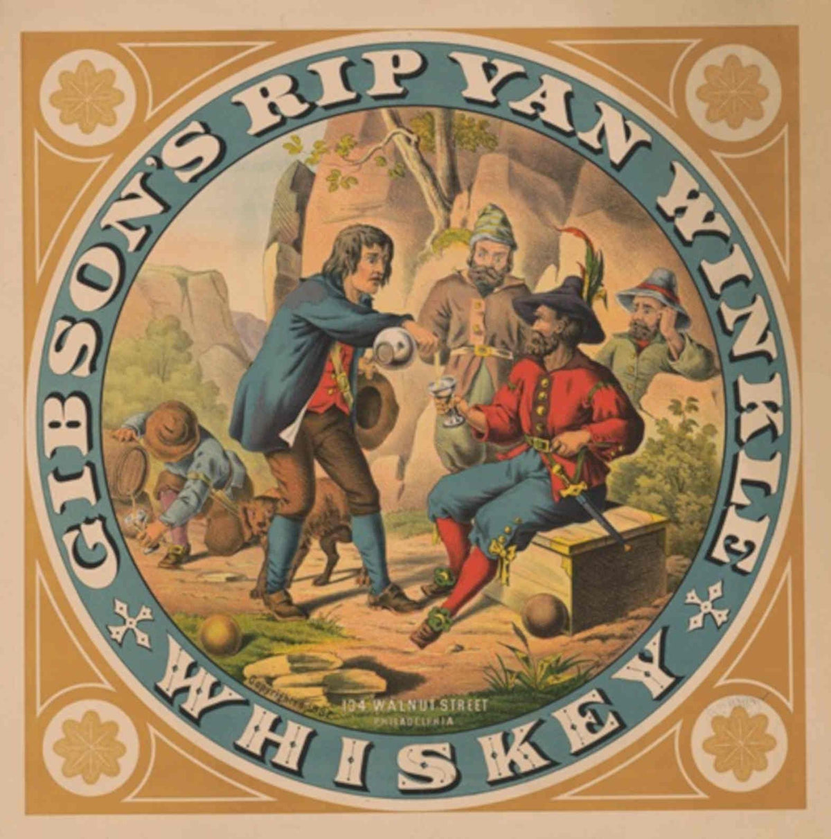 Rip Van Winkle 2 Vintage Retro Advert Poster