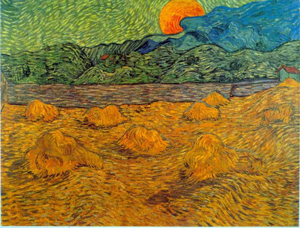 Rising Moon Van Gogh A4 Photo Print