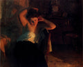 Ritzberger Albert At The Fireplace Art A4 Photo Print