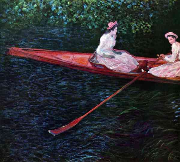 River Epte by Monet A4 Photo Print